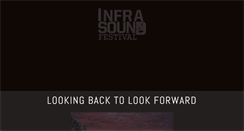 Desktop Screenshot of infrasoundfestival.com